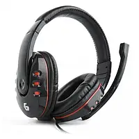 Навушники Gembird GHS-402, Black/Red