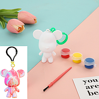 Bearbrick брелок (Бербрик) набір для творчості 6.5 см (Ведмедик)