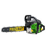 Бензопила Procraft GS50(1ш + л) + Олива 2T 1 л + Олива для ланцеюга Procraft 1 л, фото 2