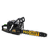 Бензопила Procraft GS50 (2ш+л) + Олива 2T 1 л + Олива для ланцюга Procraft 1 л, фото 2