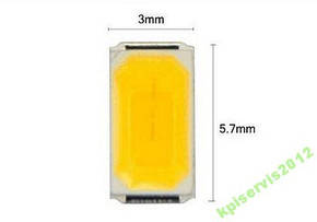 LED світлодіод SMD 5730 теплий/холодний, фото 4