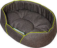 Лежак для собак і кішок Lucky Pet Доллі No2 37х49х13 см Сірий (4820224211374)