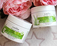 Зволожуючий крем для обличчя з екстрактом алое вера Sadoer Moisturizing Soft Aloe Vera Face Cream