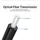 Кабель оптичний Toslink S/PDIF мультимедійний аудіо Vention Optical Fiber Audio Cable (2 м). Black, фото 4