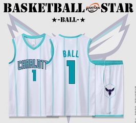 Форма баскетбольна комплект Ламело Болл 1 Шарлот Горнетс Charlotte Hornets Ball