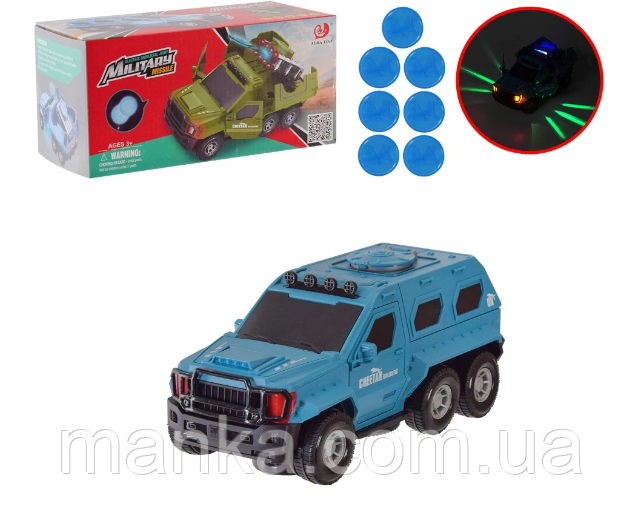 Трейлер із машинами арт. MH-156  2 машин у наборі, трейлер розкладається в трек розміром 1, 65м, короб, фото 1