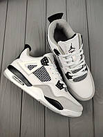 Зимние подростковые кроссовки Nike Air Jordan 4 Retro, модные молодежные кроссовки для мальчика подростка