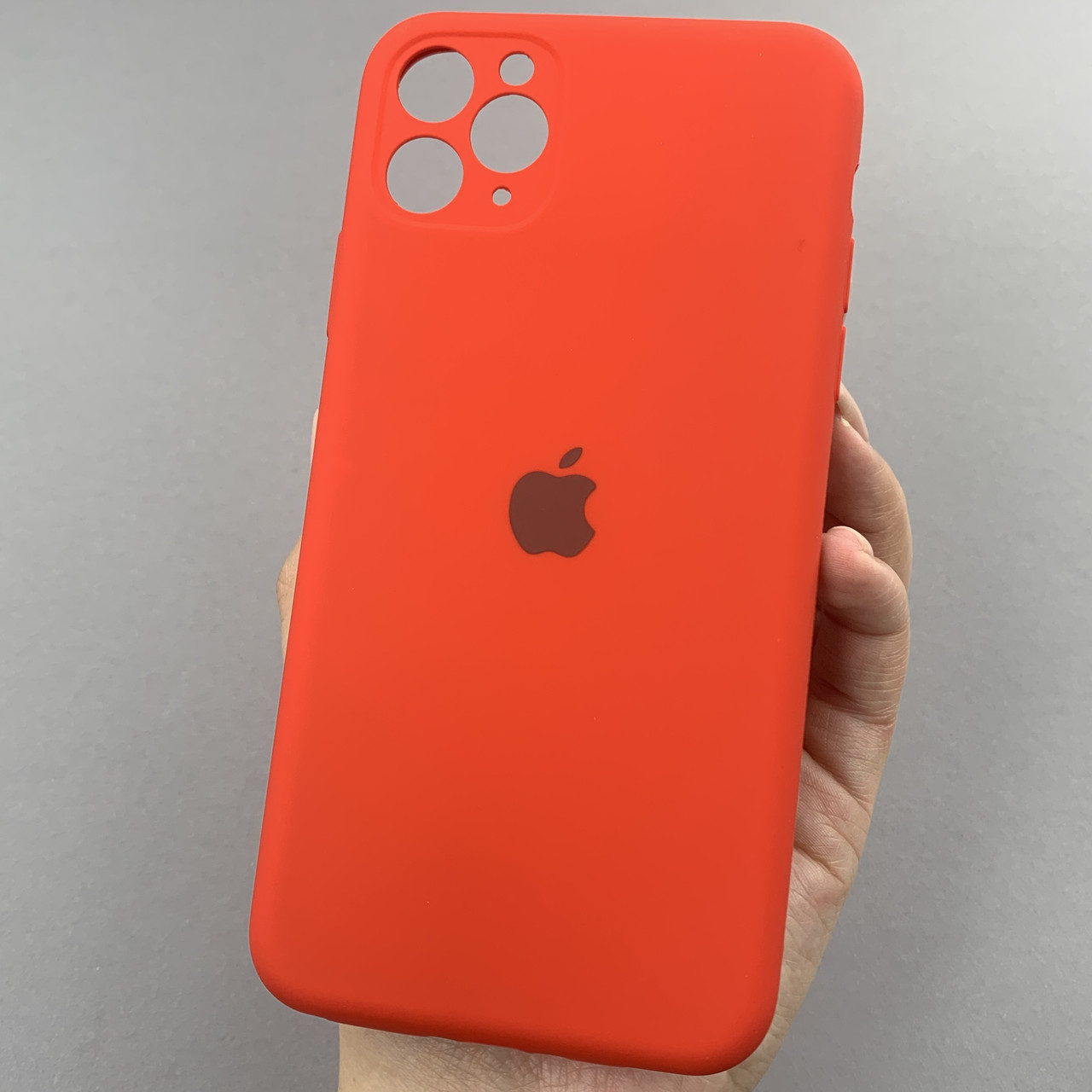 Чохол для Apple iPhone 11 Pro Max матовий кейс із закритою камерою чохол на айфон 11 про макс червоний o5h