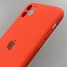 Чохол для Apple iPhone 11 Pro Max матовий кейс із закритою камерою чохол на айфон 11 про макс червоний o5h, фото 4