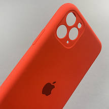 Чохол для Apple iPhone 11 Pro Max матовий кейс із закритою камерою чохол на айфон 11 про макс червоний o5h, фото 3