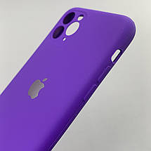 Чохол для Apple iPhone 11 Pro матовий кейс із закритою камерою чохол на телефон айфон 11 про фіолетовий o5h, фото 4