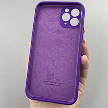 Чохол для Apple iPhone 11 Pro матовий кейс із закритою камерою чохол на телефон айфон 11 про фіолетовий o5h, фото 2