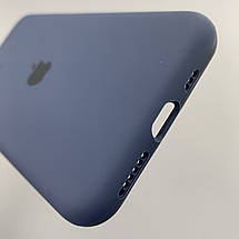 Чохол для Apple iPhone 11 Pro матовий кейс із закритою камерою чохол на телефон айфон 11 про темно-синій o5h, фото 5