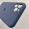 Чохол для Apple iPhone 11 Pro матовий кейс із закритою камерою чохол на телефон айфон 11 про темно-синій o5h, фото 6