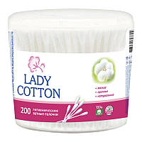 Палички ватні Lady Cotton у банці 200 шт (4823071607604)