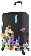 Чехол для чемодана Snowball 33030/tetris Средний M Разноцветный