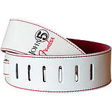 Ремень гитарный Fender 0990650109 John 5 Signature Leather Strap White and Red, фото 5