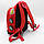 Дитячий рюкзак *Номер 1*, Червоний рюкзак для хлопчика, Красивий рюкзак номер 1, фото 3