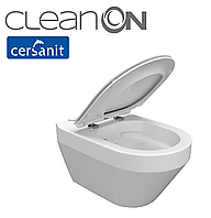 CET Cersanit В216 CREA CLEAN ON OVAL Подвесной унитаз з сиденьем дюропласт и микролифом