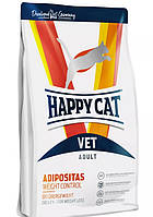 Сухой диетический корм Happy Cat VET Diet Adipositas для кошек для уменьшения избыточного веса 4 кг