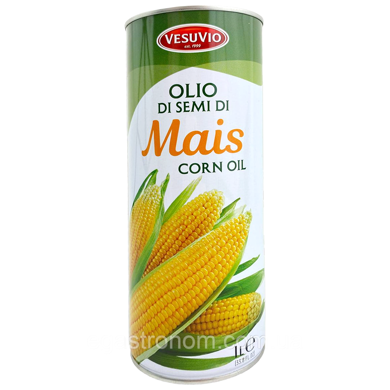 Олія кукурудзяна Везувіо Vesuvio corn oil 1L ж/б 12шт/ящ (Код: 00-00015233)