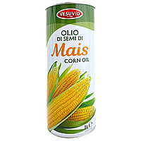 Олія кукурудзяна Везувіо Vesuvio corn oil 1L ж/б 12шт/ящ (Код: 00-00015233)