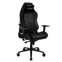 Кресло геймерское HATOR IronSky Alcantara Black PU кожа с регулировкой спинки и механизмом качания