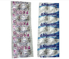 Засіб для дезінфекції води Aquatabs 67 мг, 1 табл. на 10 л води