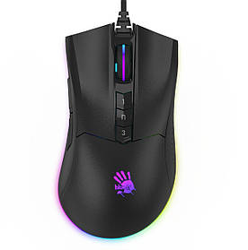 Ігрова миша з підсвіткою RGB, 8000 dpi, Bloody P90s (Stone Black) — MegaLavka