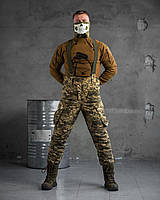 Штаны-комбинезон тактические пиксель брюки камуфляж всу, армейские брюки усиленные iu782 XXL