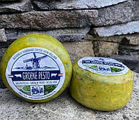 Головка сыра Сыр Гауда зеленый песто Groene Pesto, 430-450г