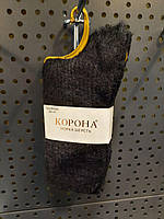 Шкарпетки жіночі Корона з вовни норки 36-41(р) чорний (BY555)