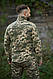 Чоловіча військова флісова кофта піксель ЗСУ Тактична фліска піксельна на блискавці під горло - фото 5 - id-p1714435848