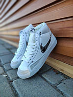 Кроссовки Найк женские подростковые Nike Blazer Mid 1977 White 36-41