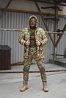 Костюм военный зимний Protect мужской Военный комплект зсу мультикам парка и штаны теплая Военная форма yv