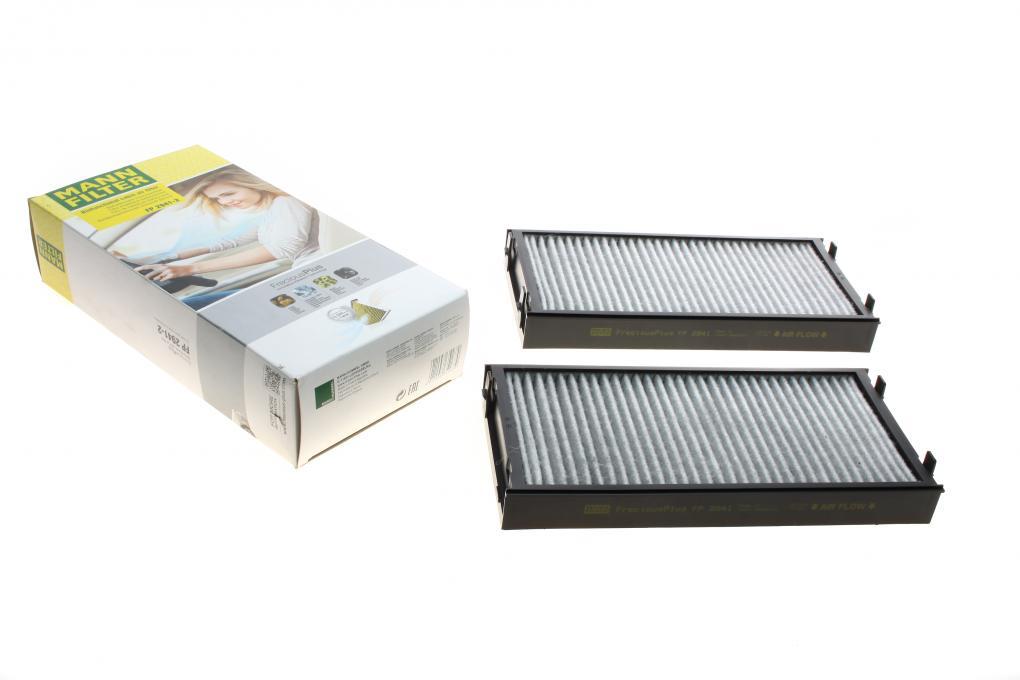 Фільтр салону BMW X5 (E70)/ X6 (E71/E72) 08- (к-кт 2 шт.) (вугільний/антибактеріальний) FP 2941-2 UA62, фото 1