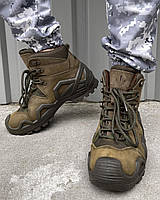 Тактические мужские ботинки зимние хаки зсу Качественная армейская обувь из натуральной нубуковой кожи yv