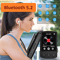 Плеєр MP3 Rock Star M9 Bluetooth 64gb HI FI з кліпсою і зовнішнім динаміком, фото 7