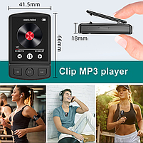 Плеєр MP3 Rock Star M9 Bluetooth 64gb HI FI з кліпсою і зовнішнім динаміком, фото 11