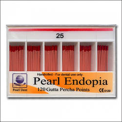 Штифти гутаперчеві Pearl Endopia 120 шт №25