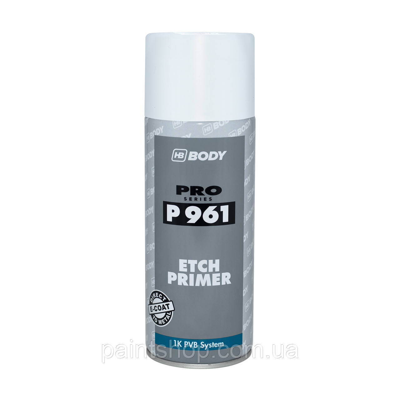 Грунт протравлюючий HB Body Spray P961 Etch Primer Білий 400 мл, фото 1