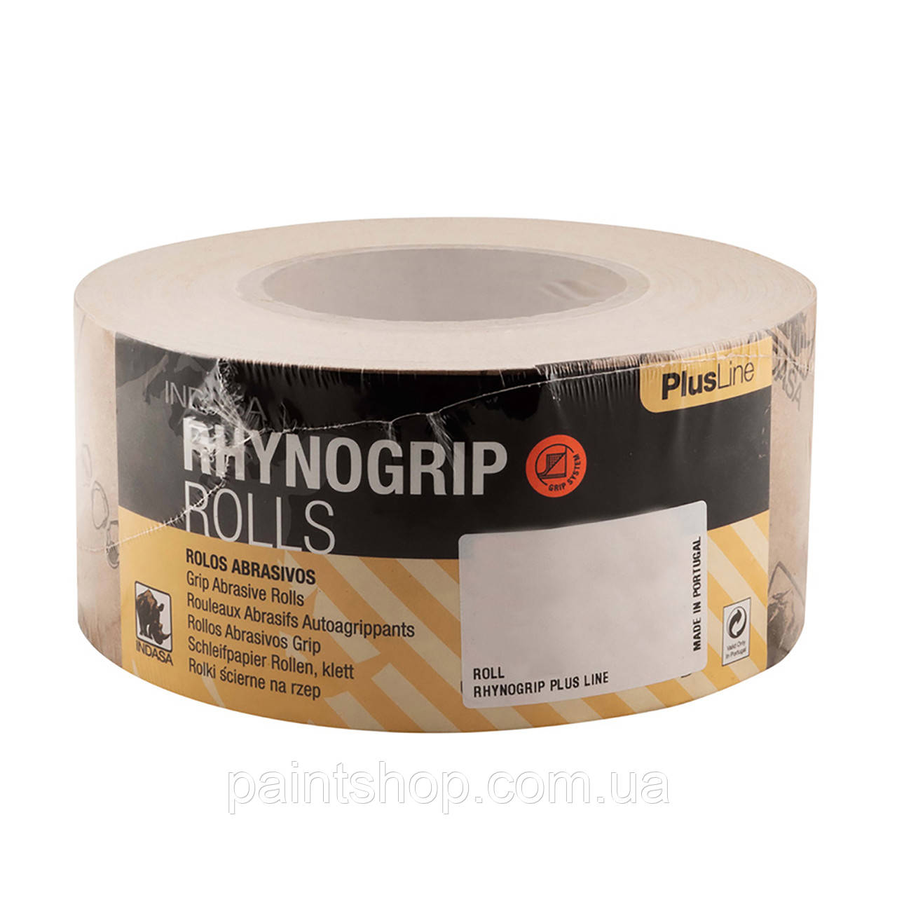 Рулон абразивний Indasa Rhynogrip Plus Line Velcro без отворів 70 мм х 25 м зерно P 150
