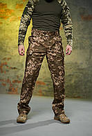 Тактические зимние штаны soft shell на флисе Теплые штаны зсу с высоким поясом мужские Брюки зимние военные yv