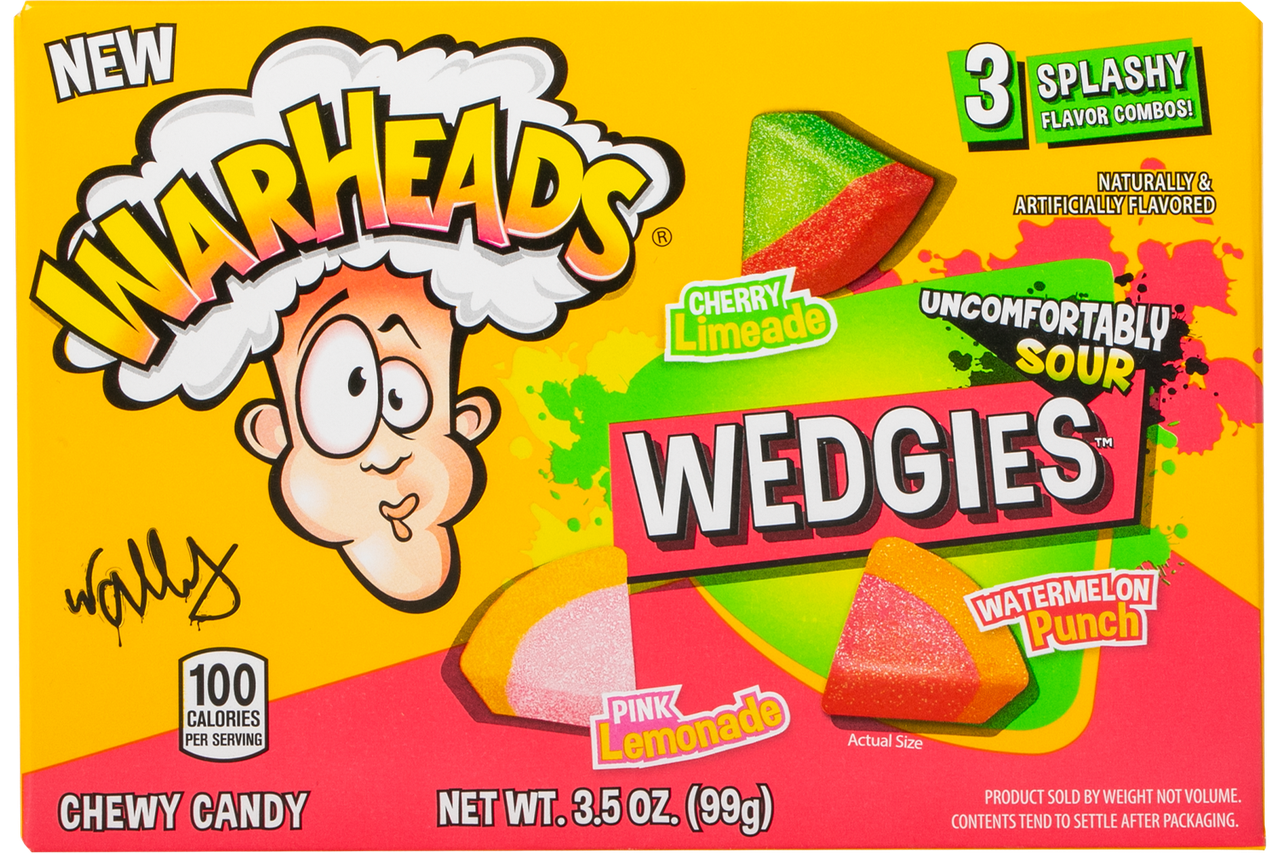 Драже WARHEADS Sour Wedgies 99 г