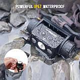 Налобний ліхтар WURKKOS HD50 з Червоним світлом + 5000mAh Акумулятор (4000LM, USB-C, Магніт, NW, 21700), фото 3