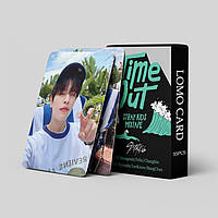 Коллекционерные карты K-POP Stray Kids Time Out Lomo Card Стрей Кидс