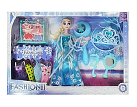 Детская кукла принцесса Эльза Холодное сердце, 31см, аксессуары, одежда, украшения. К 694