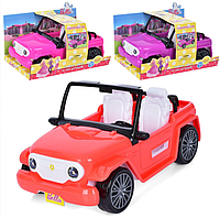 Игрушечная Машина для кукол 31 см Bella, кабриолет. 3 цвета R168-D