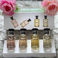 Подарунковий набір Louis Vuitton 4 по 30 ml.Apogee+Contre Moi+ Le Jour Se Leve+Rose Des Vents — Лиць. (Orig.Pack)