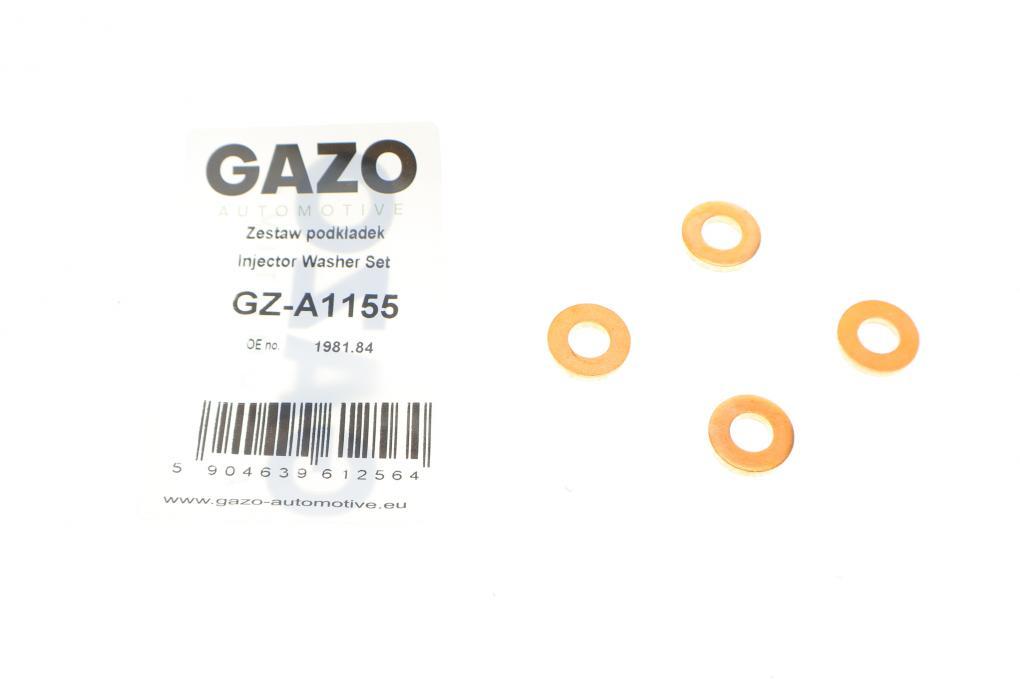 Шайба під форсунку Citroen C1/C2/C3 1.4 HDI 01- (к-кт 4шт) GAZO GZ-A1155 UA61